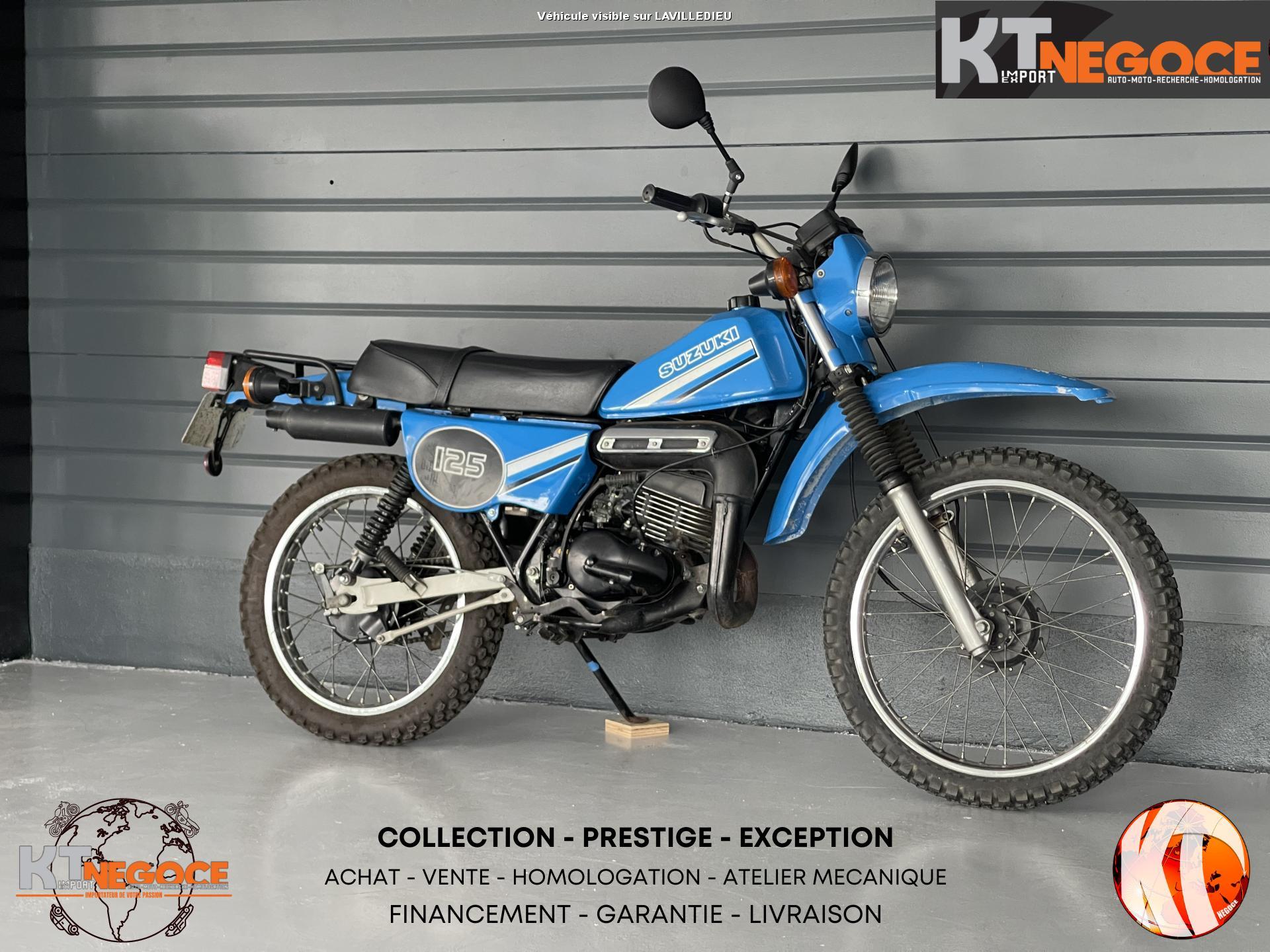SUZUKI TS 125 BLEU 1981