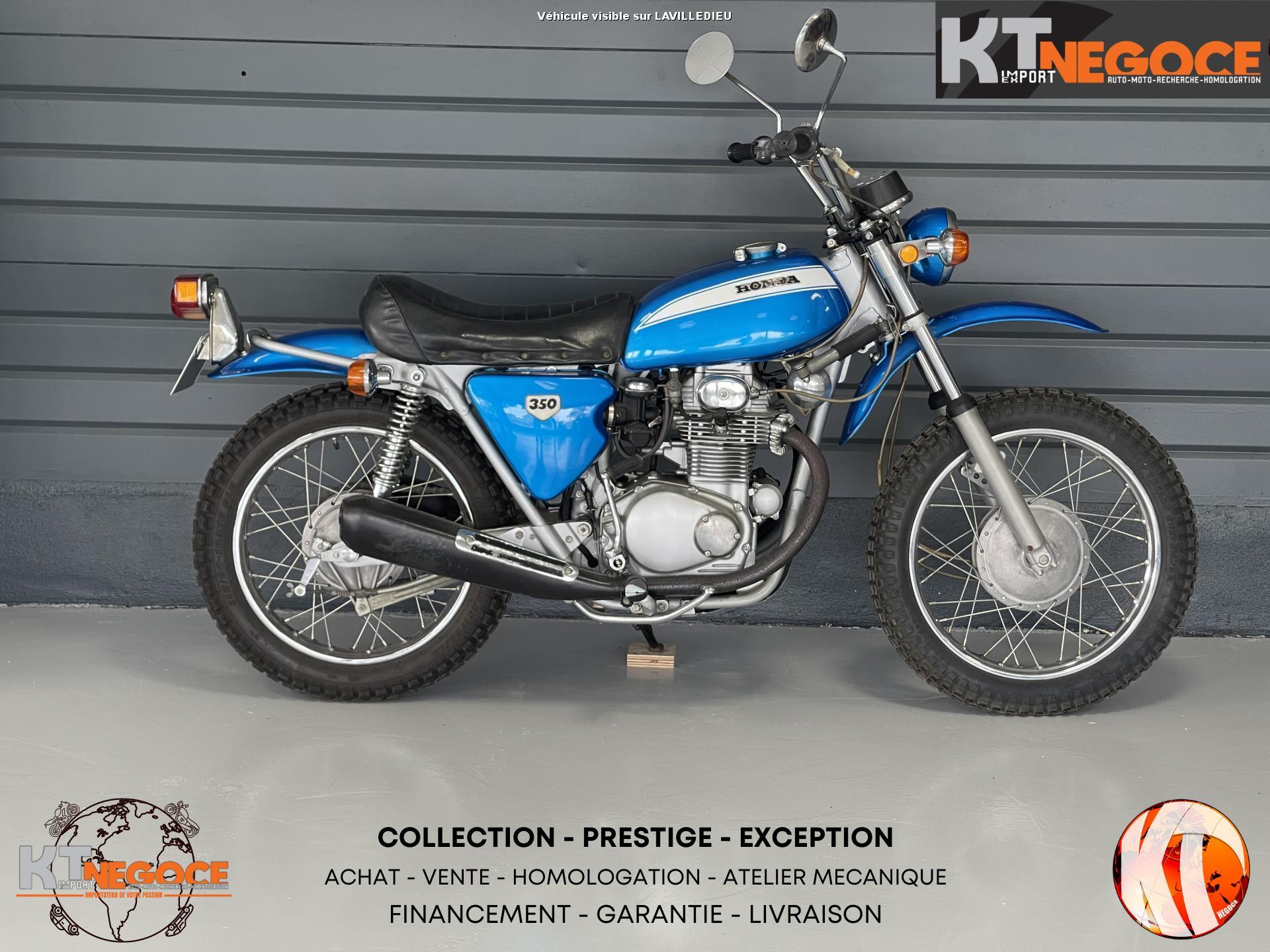HONDA SL 350 BLEU 1971