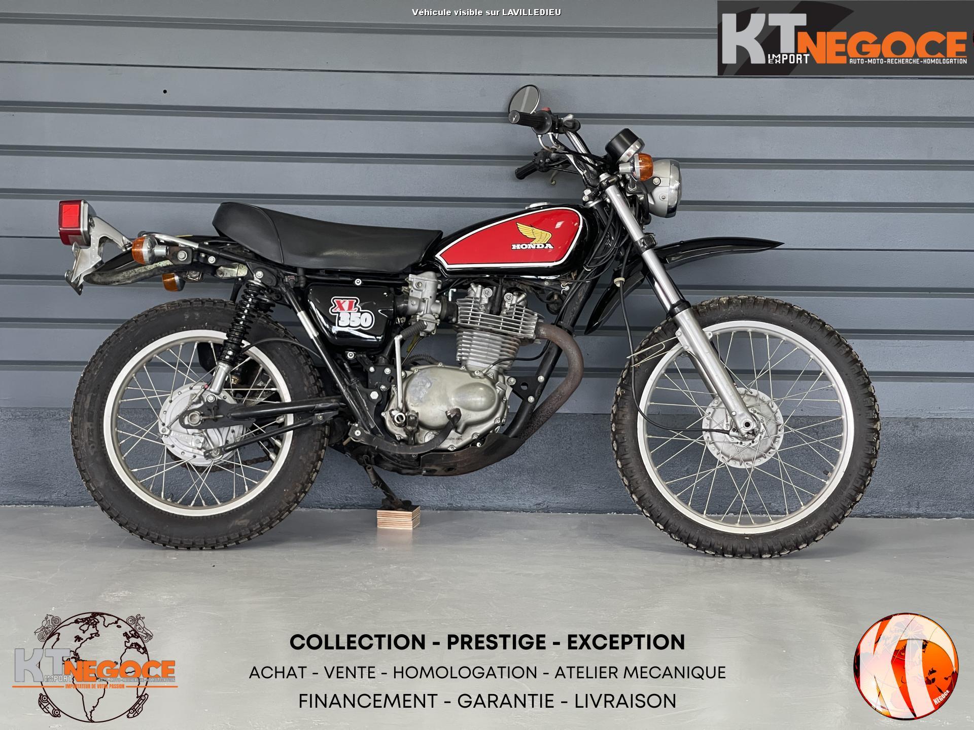 HONDA XL 350 NOIR 1975
